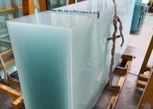 Buy cheap Opaque 3.2mm Sandblasted Frosted Tempered Glass Panels from wholesalers
