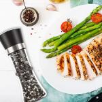 Sea salt Black peppercorns ground Mixed seasonings Lemon Parsley garlic salt