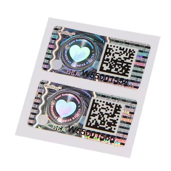 Buy cheap Glossy Finish Anti Counterfeiting Label With Permanent Waterproof Adhesive from wholesalers