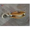 Buy cheap Insulated Hoisting Tackle Epoxy Resin Plate Nylon Sheave Rope Hoist Block And Tackle from wholesalers