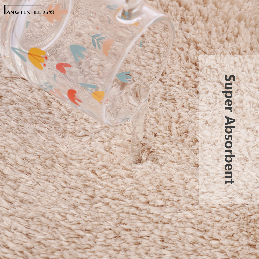 Pearl Yarn Multiple Colors Plush Durable Tufted Bath Mat Runner