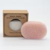 Buy cheap Large Light Orange Oval Cosmetic Sponge Baby Bamboo Charcoal Konjac Facial Sponge from wholesalers