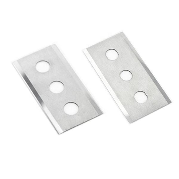 Buy cheap Wholesale Tungsten Carbide Razor Blade three Holes for Paper Slitting from wholesalers