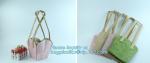 Flower Carrier Twisted Handle Rope Ribbon Tie Paper Carry Bag Shopping,Flower