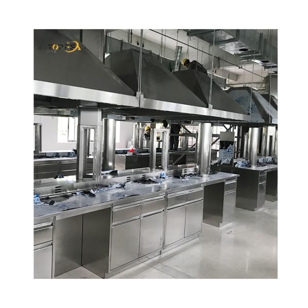 Corrosion Resistant Silver Modern Laboratory Bench Firm Stainless Steel