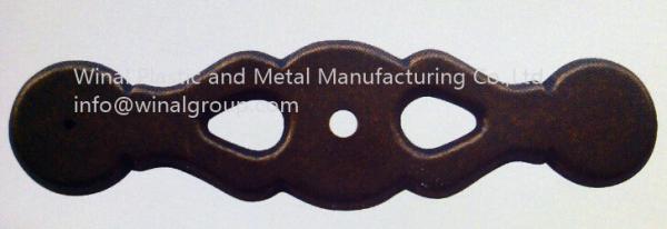 Buy cheap Furniture metal onlays L113mm*W27mm,Ancient copper,zinc alloy,metal tags,OEM is welcomed. from wholesalers
