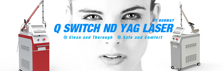 Nubway professional whitening skin rejuvenation pigment q switched nd yag laser for clinic