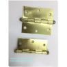 Buy cheap Brass Plated Ball Tip Door Hinges Steel Metal Material For Wooden Door from wholesalers