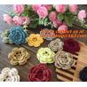 Buy cheap Beige Cotton Crochet Venise Lace Collar Gorgeous Flower Motif Neckline Bib Collar Garment from wholesalers