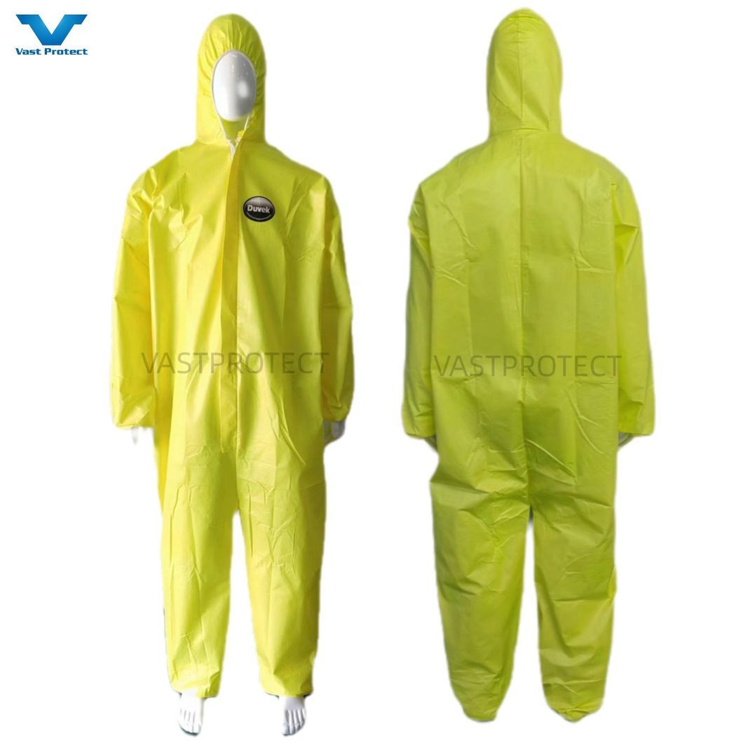 Factory CE ISO Disposable Protective Microporous PPE Type4 Coveralls