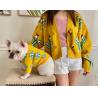 Buy cheap Cactus Print Matching Pet And Owner Sweaters Long Sleeve Knitted Cardigan from wholesalers