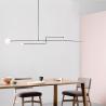 Buy cheap Geometric Led Chandeliers Dining room Bar Long tube Chandelier lustre suspension lamp(WH-MI-256) from wholesalers