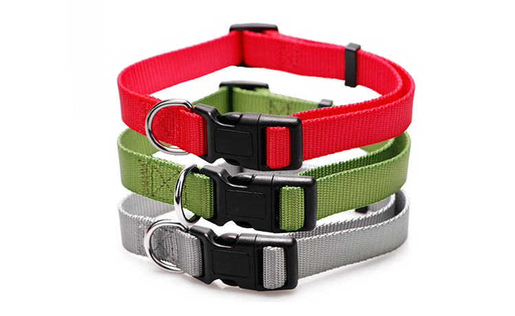 Wide Adjustable Pink Reflective Dog Collar Lightweight Personalised Dog Harness