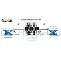 Buy cheap 4-head Double-Side Sanding Line for MDF/ Plywood/ Partical Board product