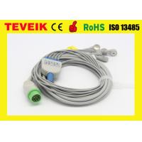 Buy cheap Medical Reusable Biolight 5 leadwire Round 12pin 5Leads ECG Cable For Patient product