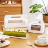 Buy cheap Custom Wholesale Disposable Food Packaging Box Swiss Roll Cake Box Supply from wholesalers