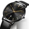 Buy cheap Ultra Thin Quartz Dress Watch Leather Simple Large Dial for Business Men from wholesalers
