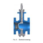 DN 25 - DN 600 Rotary Plug Control Valve Pneumatic Supply High Strength