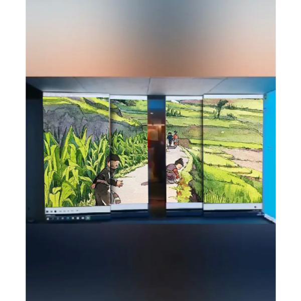 Buy cheap Indoor Plug Door Sliding LED Screen Aluminum Alloy from wholesalers