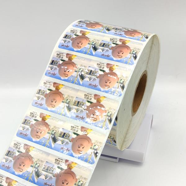 Buy cheap Matte Lamination Self Adhesive Label Stickers CMYK Synthetic Sticker Paper from wholesalers