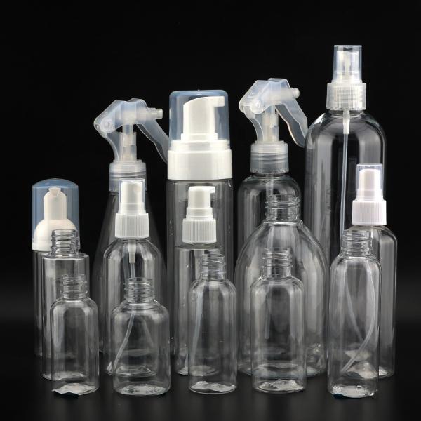 PET 20ML 30ML 50ML 60ML 80ML 100ML 200ML 250ML 500ML alcohol hand wash bottles