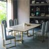 Buy cheap Hot sale High Backrest Golden Stainless Steel Dining Chair Sofia Chair from wholesalers