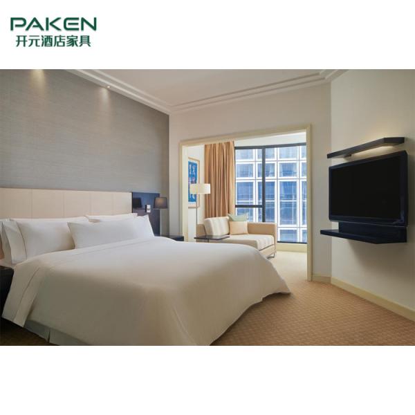 Buy cheap PU Leather Upholstery Hotel Bedroom Furniture Sets from wholesalers