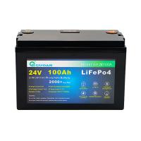 Buy cheap 2000 Plus Cycle Portable LifePO4 Battery 24V 100Ah Practical Multiscene product