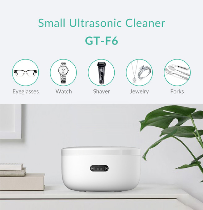 Portable Ultrasonic Glasses Cleaner 750ml AC 200-240V/100-120V LED Digital Display
