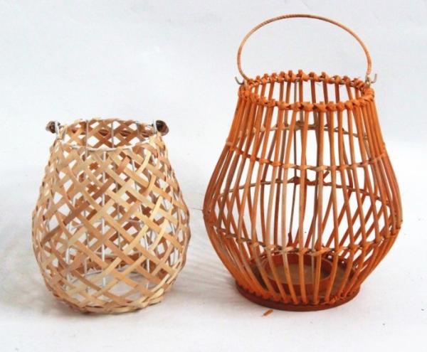 Buy cheap Hot Sale Led Lantern Indoor And Outdoor Decoration Natural Handmade Rattan Weave Candle Holder from wholesalers