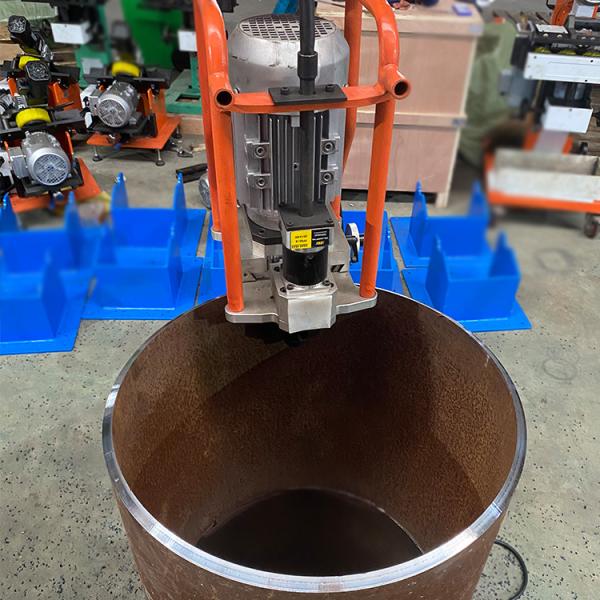 Buy cheap Steel Plate Portable Beveling Machine Adjustable Angle Flat Milling Machine from wholesalers