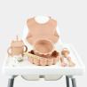 Buy cheap 1Set 8 Pcs Silicone Baby Feeding Set Sustainable Pantone Color from wholesalers