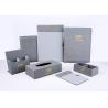 Buy cheap Hotel Desk 13*13*13.5cm PU Leather Tissue Box Embroidered Logo from wholesalers