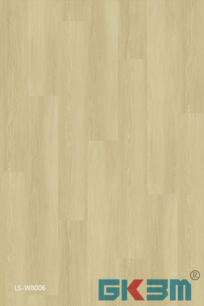 LS-W8006 Modern Oak Click Resilient Vinyl SPC Flooring Waterproof Easy Spicling