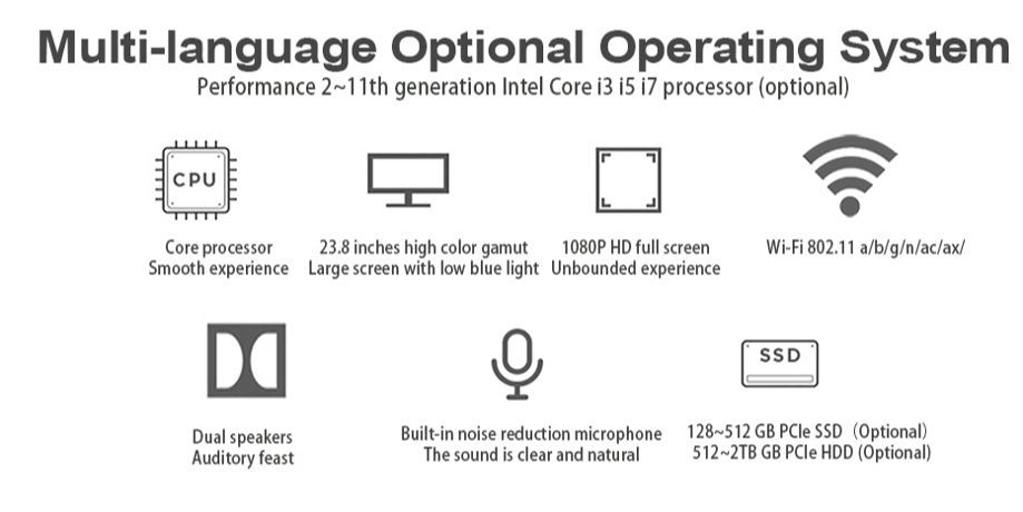 I7 I9 gaming all-in-one computer desktop PCs core I7 I9 all in one I7 I9 gaming computer wholesales supplier
