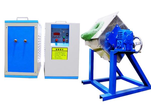 Buy cheap 1600C 25kg Medium Frequency Melting Furnace Bronze Lead Zinc Induction Heating Unit from wholesalers