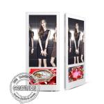 Wall Mount 18.5''+10.1'' LCD Display Metal Case Toughened Glass Android