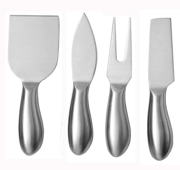 S/S hollow handle kitchen gadgets cheese tool set in gift box or blister box and