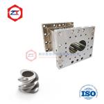 Co Rotating Twin Screw Plastic Extruder Screw Barrel For PP PE Extrusion Machine