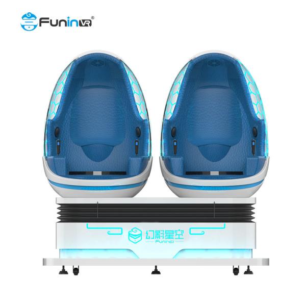 Quality Sheet Metal 2 Seats Flying Simulator 9d VR Egg for sale