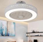 Modern Style Ceiling Fan with APP and Controller Fashion Round Indoor Outdoor