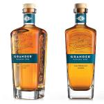 Grander Fancy Rum Bottle 880g With Debossed Embossed Lettering Logo