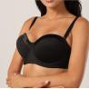 Buy cheap 75D-100D Half Cup Sexy Mature Plus Size Bra Women Convertible Straps Push Up Antislip Strapless Bras from wholesalers