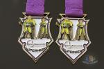 Superhero Bespke Logo Metal Award Medals Filling Soft Enamel Colors And Printing