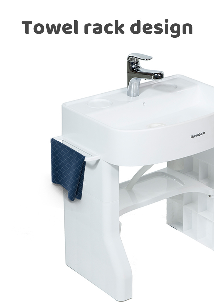 Simulated Baby Bathroom Hand Washing Basin Child Size Sink With Plastic Stand