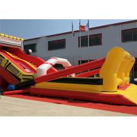 Buy cheap Truck Commercial Inflatable Slide Amusement Anti UV Full Tall Strong Toughness product