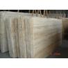 Buy cheap Yellow Classic Travertine Natural Marble Tile Up 85 Polished Degree from wholesalers
