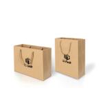 Kraft Custom Printed Paper Bags 200-300gsm For Shopping Jewelry