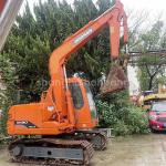 Used Doosan DH80 8 Ton Excavator with Original Hydraulic Valve in Good Condition
