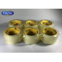 Buy cheap High Sticky Transparent Carton Sealing Tape , Bopp Clear packaging tape product